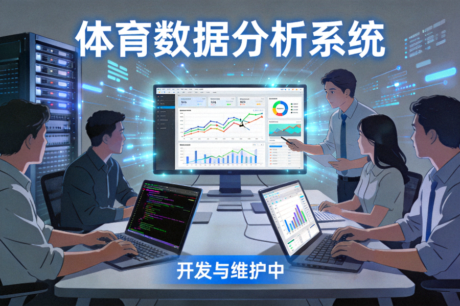 工程师团队正在开发与维护体育数据分析系统