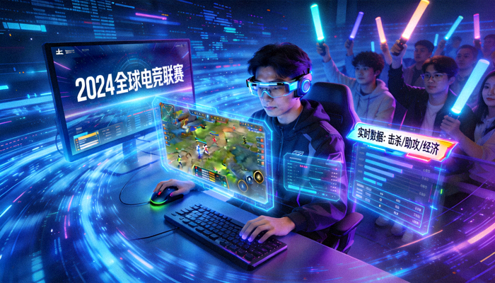数字科技与电竞赛事实时交互图景