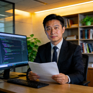 算法工程总监陈宏宇工作肖像