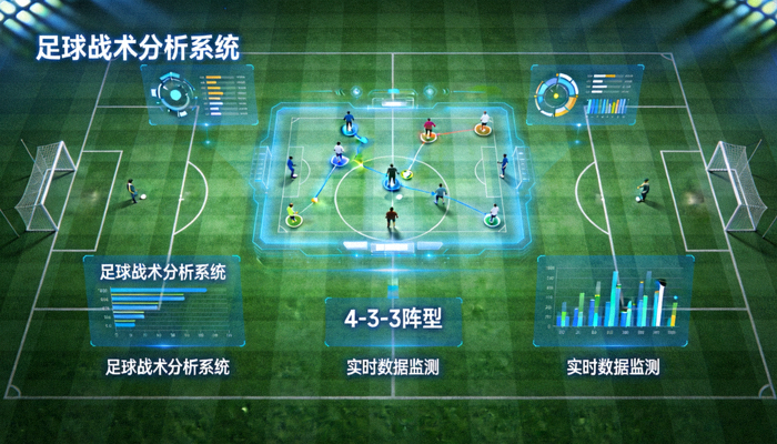 足球运动场地全景与战术阵型分析系统