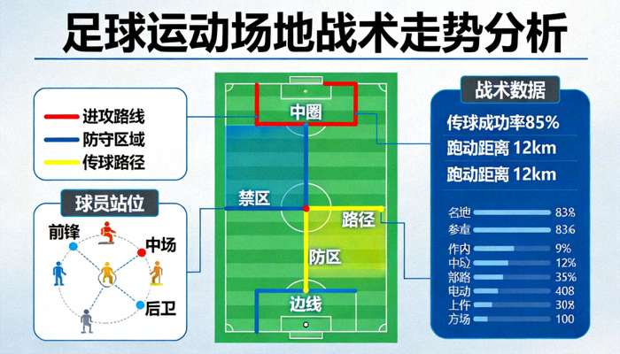 足球运动场地战术走势分析